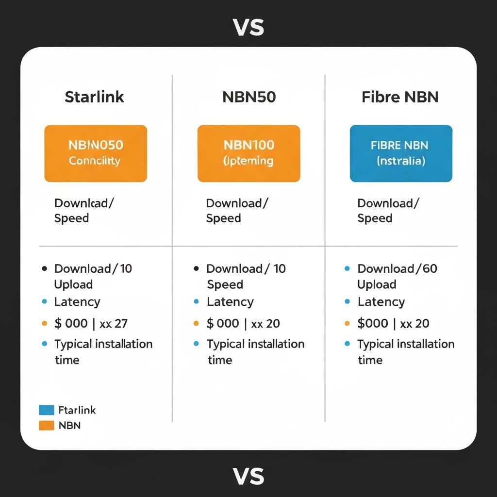 Starlink and NBN speed comparison for Perth homes